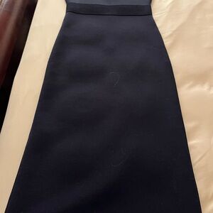 Dark blue long dress by Michael Kors.